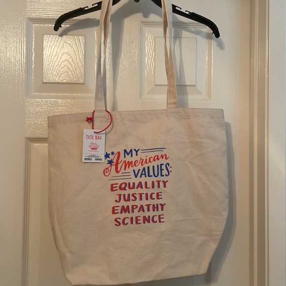 COPY - NWT My American Values Tote Bag by Emily McDowell - Picture 2 of 2